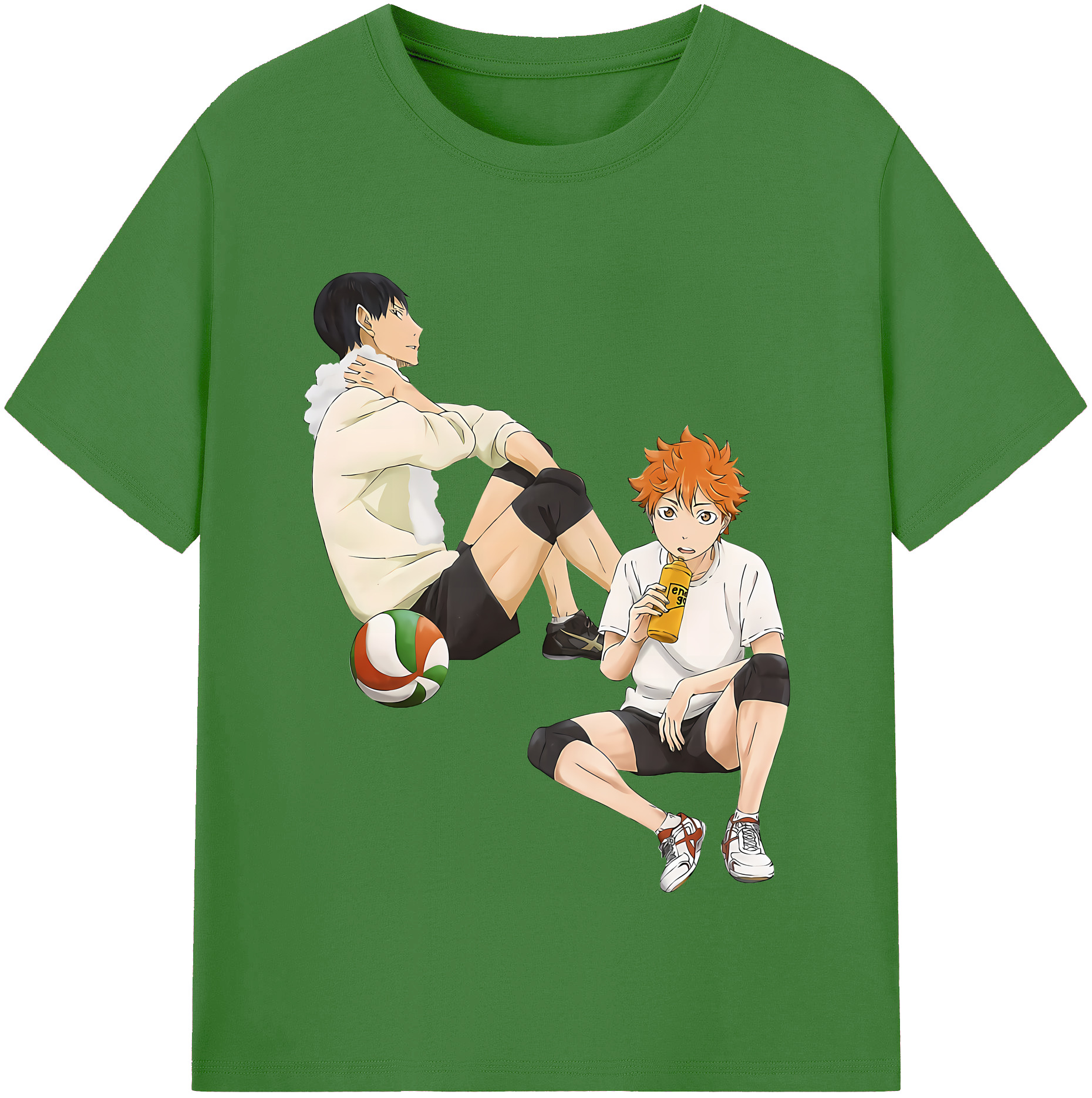 （画像用） ハイキュー!! Haikyu!! レディースカジュアルプリントTシャツ（綿100％）